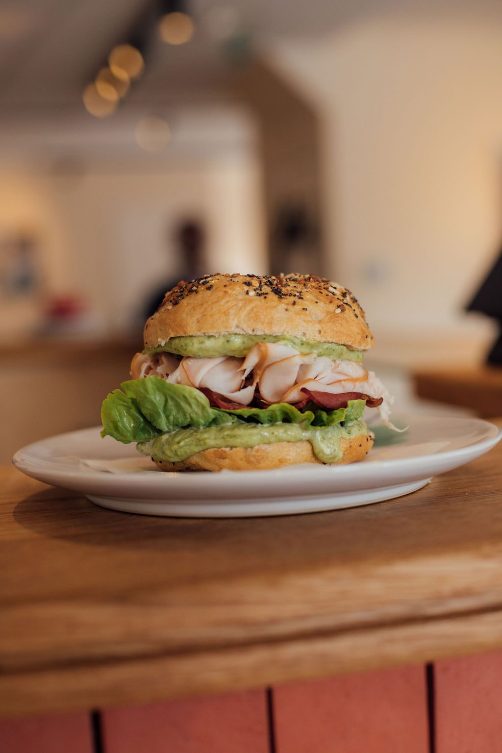 Homemade bagel