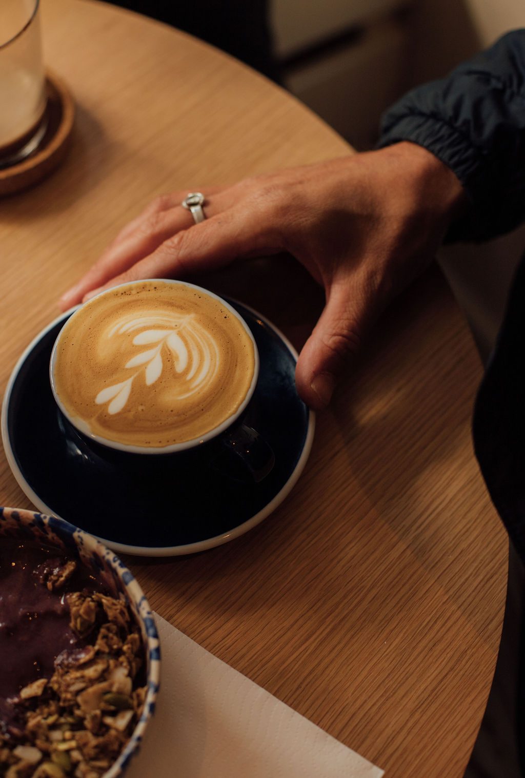 Latte met latte art